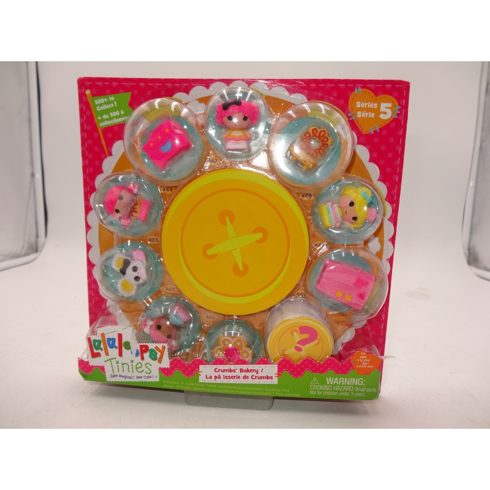 Lalaloopsy Tinies Series 5‎ Crumbs Bakery 10 Pack Mini Figures New Sealed